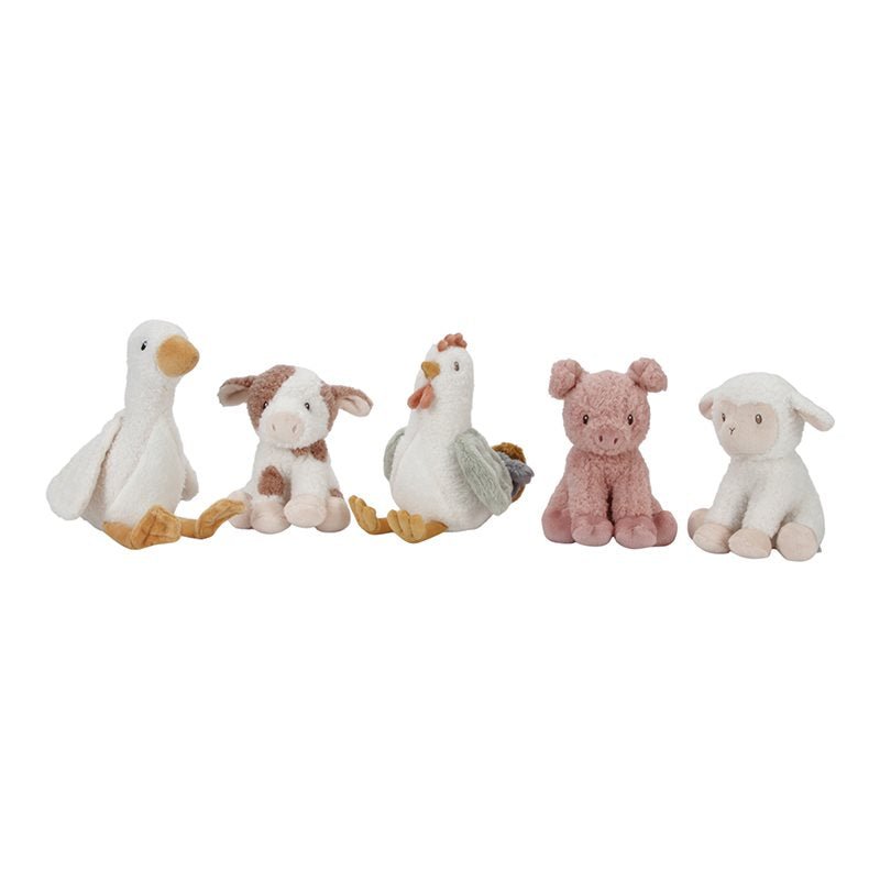 Mucca da coccolare 17 cm Piccola fattoria MULTICOLORE LD8830 corredino e abbigliamento neonato | NANU' BABY