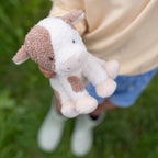Mucca da coccolare 17 cm Piccola fattoria MULTICOLORE LD8830 corredino e abbigliamento neonato | NANU' BABY