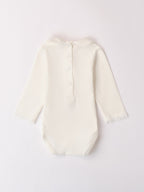 White Sleeve Cotton Bodysuit 3B705/0112