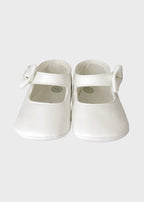White Satin Ballerina with Bow SF4306/20
