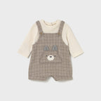Pagliaccetto Bimbo Marrone 2645/14 corredino e abbigliamento neonato | NANU' BABY