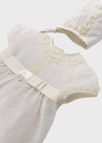 Pagliaccetto Cerimonia Lino Panna 23523 corredino e abbigliamento neonato | NANU' BABY