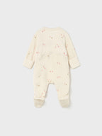 Pagliaccetto ciniglia Neonata Beige 2729/41 corredino e abbigliamento neonato | NANU' BABY