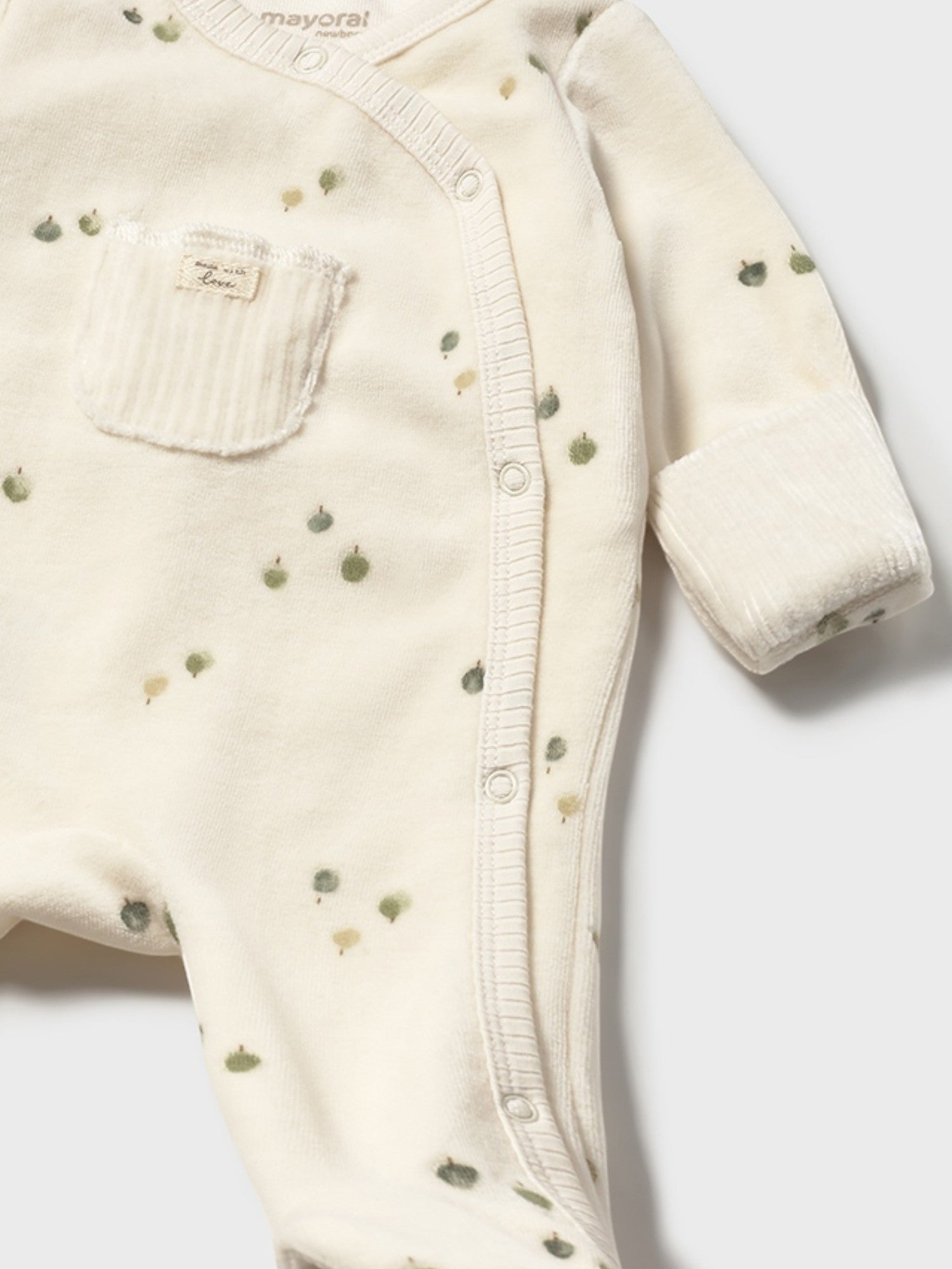 Pagliaccetto ciniglia Neonato Beige 2729/39 corredino e abbigliamento neonato | NANU' BABY