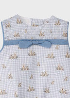 Pagliaccetto Coniglietti Cielo 0904/59 corredino e abbigliamento neonato | NANU' BABY