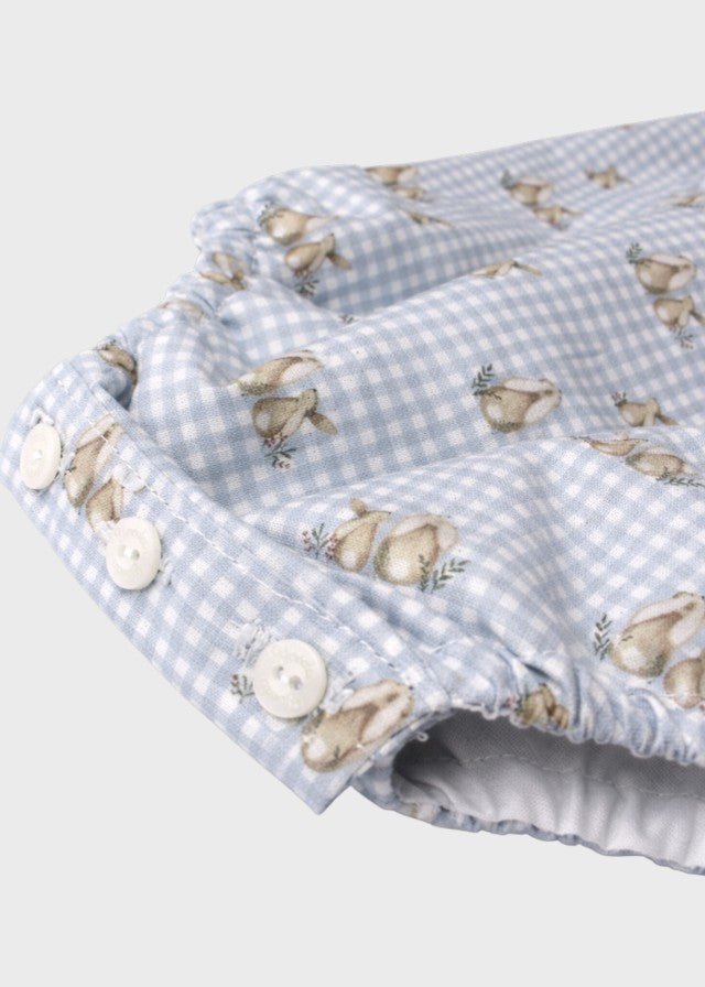 Pagliaccetto Coniglietti Cielo 0904/59 corredino e abbigliamento neonato | NANU' BABY