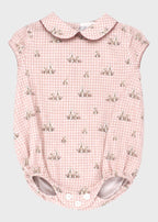 Pagliaccetto Coniglietti Rosa 3975/25 corredino e abbigliamento neonato | NANU' BABY