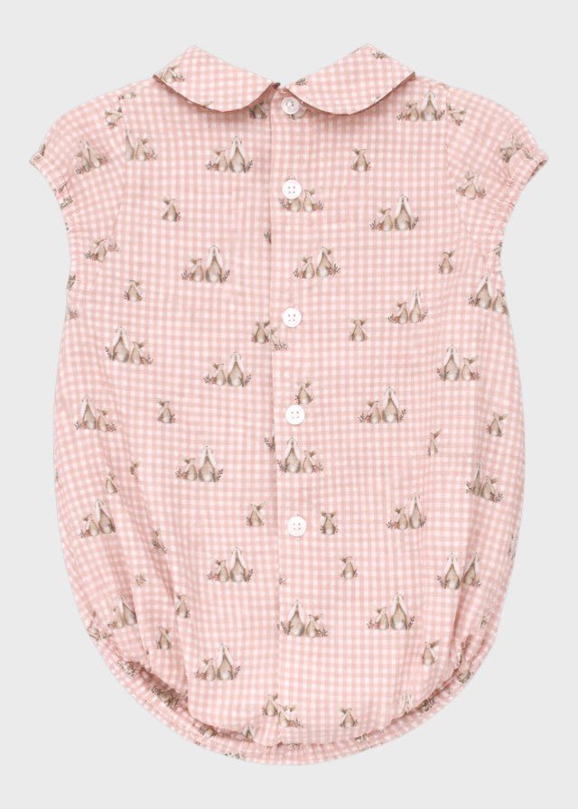 Pagliaccetto Coniglietti Rosa 3975/25 corredino e abbigliamento neonato | NANU' BABY