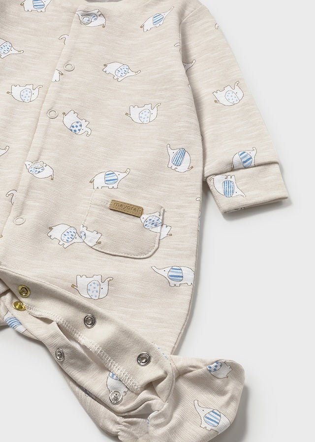 Pagliaccetto Cotone Cappello Avorio 1718/68 corredino e abbigliamento neonato | NANU' BABY
