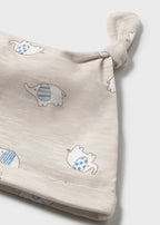 Pagliaccetto Cotone Cappello Avorio 1718/68 corredino e abbigliamento neonato | NANU' BABY