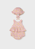 Pagliaccetto Cotone Cappello Rosa 1632/24 corredino e abbigliamento neonato | NANU' BABY