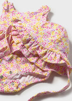 Pagliaccetto Cotone Cappello Rosa 1632/24 corredino e abbigliamento neonato | NANU' BABY
