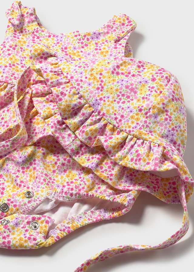 Pagliaccetto Cotone Cappello Rosa 1632/24 corredino e abbigliamento neonato | NANU' BABY
