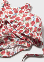 Pagliaccetto Cotone Cappello Rosso 1632/25 corredino e abbigliamento neonato | NANU' BABY