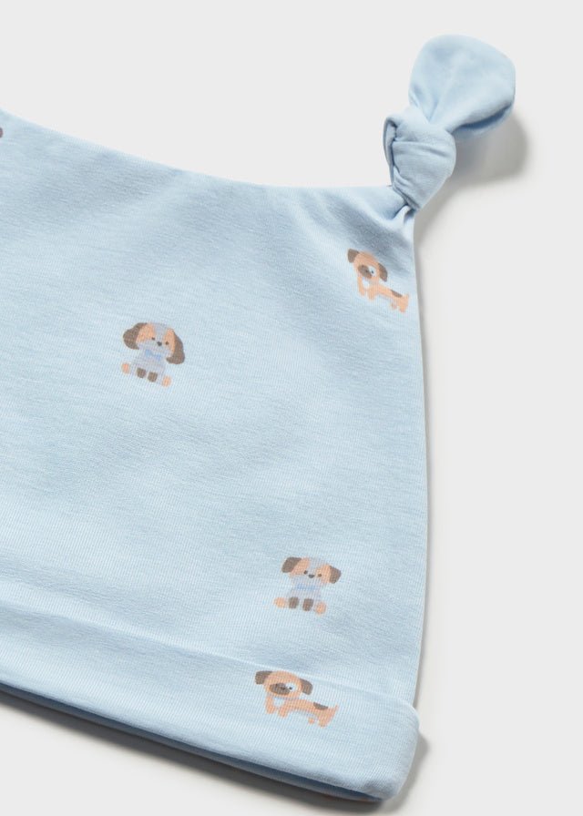 Pagliaccetto Cotone Cappello Turchese 1718/69 corredino e abbigliamento neonato | NANU' BABY