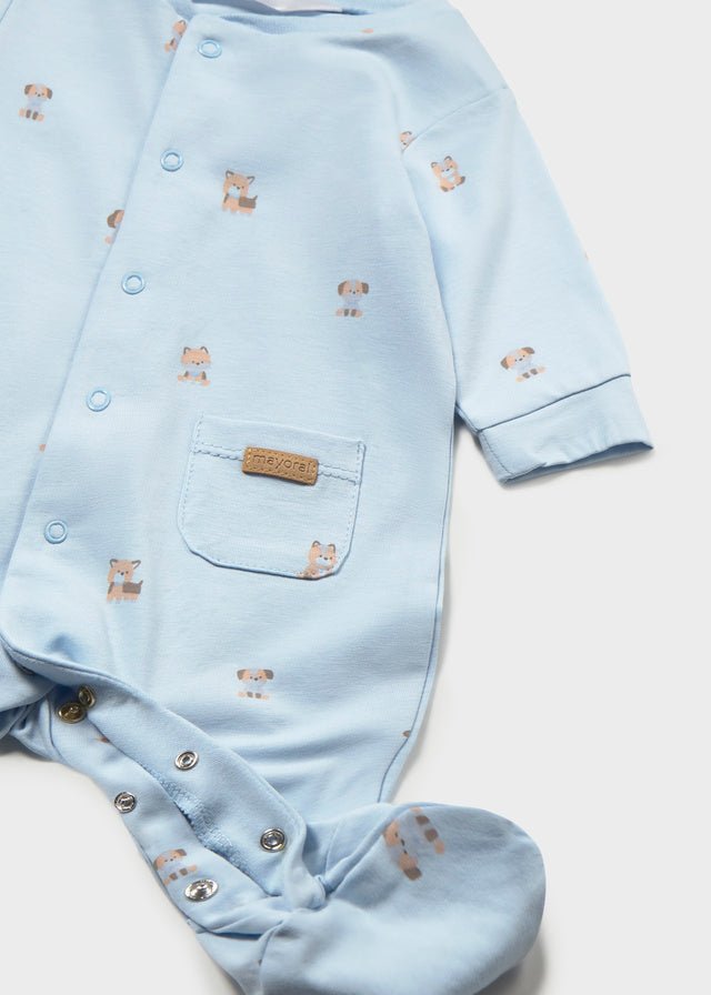 Pagliaccetto Cotone Cappello Turchese 1718/69 corredino e abbigliamento neonato | NANU' BABY