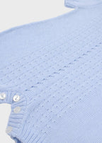 Pagliaccetto Cotone Trecce Cielo 351 corredino e abbigliamento neonato | NANU' BABY