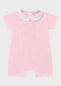 Pagliaccetto Neonata Jersey Ricamo Rosa C63122/R - A corredino e abbigliamento neonato | NANU' BABY