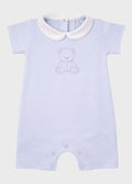 Pagliaccetto Neonato Jersey Ricamo Cielo C63122/C - A corredino e abbigliamento neonato | NANU' BABY