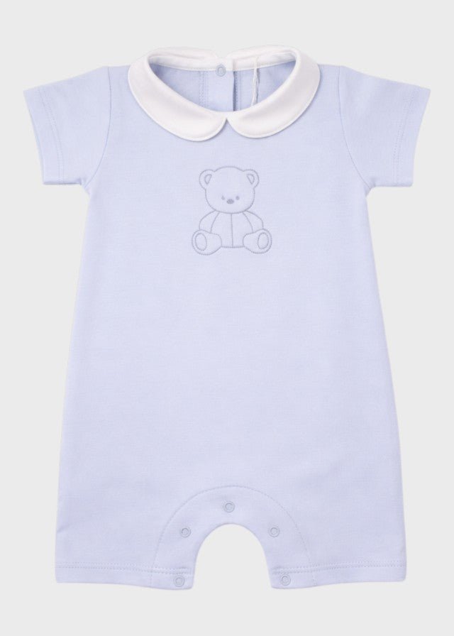 Pagliaccetto Neonato Jersey Ricamo Cielo C63122/C - A corredino e abbigliamento neonato | NANU' BABY