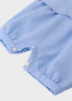 Pagliacetto Cerimonia Lino Cielo 8041/C corredino e abbigliamento neonato | NANU' BABY