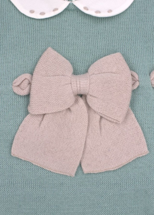 Pagliacetto Cotone Fiocco Verde 355 corredino e abbigliamento neonato | NANU' BABY