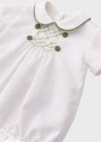 Pagliacetto Cotone Verde PC05105 corredino e abbigliamento neonato | NANU' BABY
