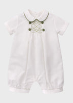 Pagliacetto Cotone Verde PC05105 corredino e abbigliamento neonato | NANU' BABY