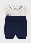 Pagliacetto Filo Cotone Blu EK5815 corredino e abbigliamento neonato | NANU' BABY