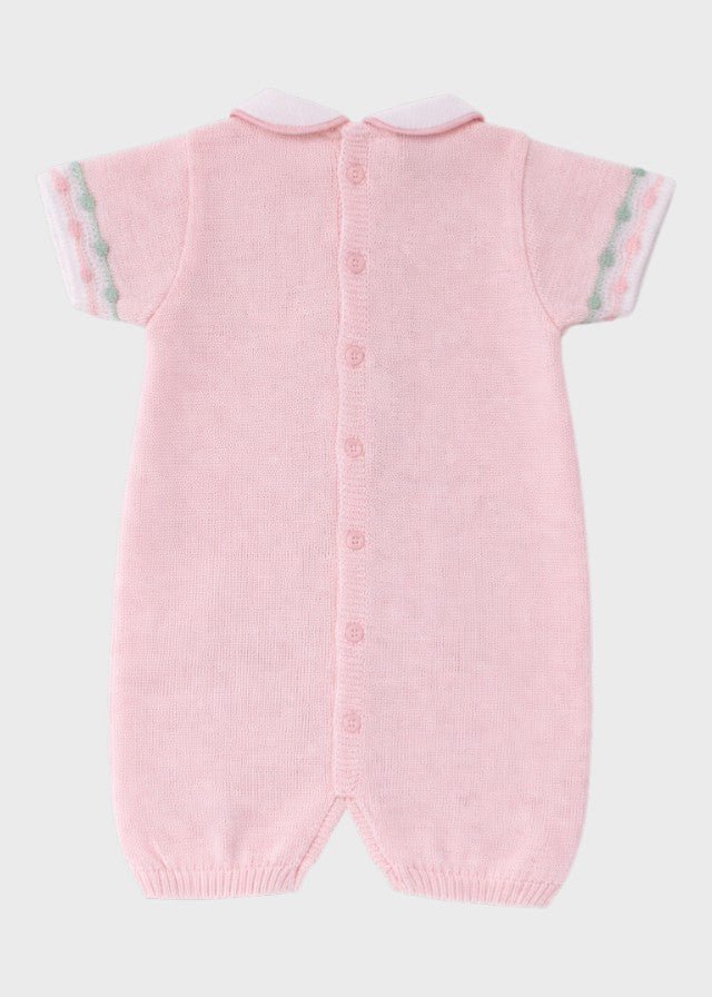 Pagliacetto Filo Cotone Rosa EK5115BIS/R corredino e abbigliamento neonato | NANU' BABY