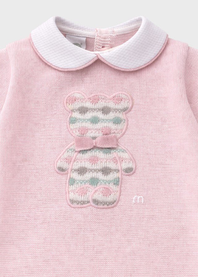 Pagliacetto Filo Cotone Rosa EK5115BIS/R corredino e abbigliamento neonato | NANU' BABY