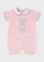 Pagliacetto Filo Cotone Rosa EK5115BIS/R corredino e abbigliamento neonato | NANU' BABY