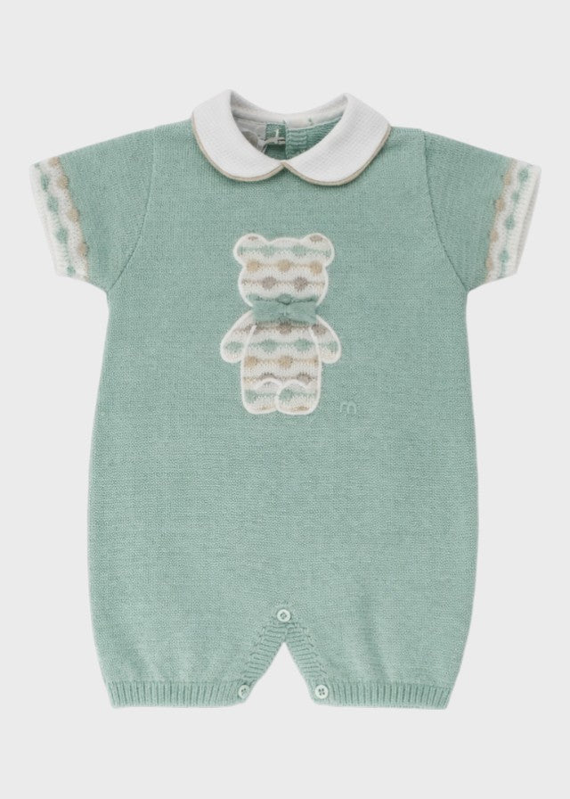 Pagliacetto Filo Cotone Verde EK5115BIS/V corredino e abbigliamento neonato | NANU' BABY