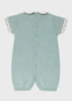 Pagliacetto Filo Cotone Verde EK5115BIS/V corredino e abbigliamento neonato | NANU' BABY