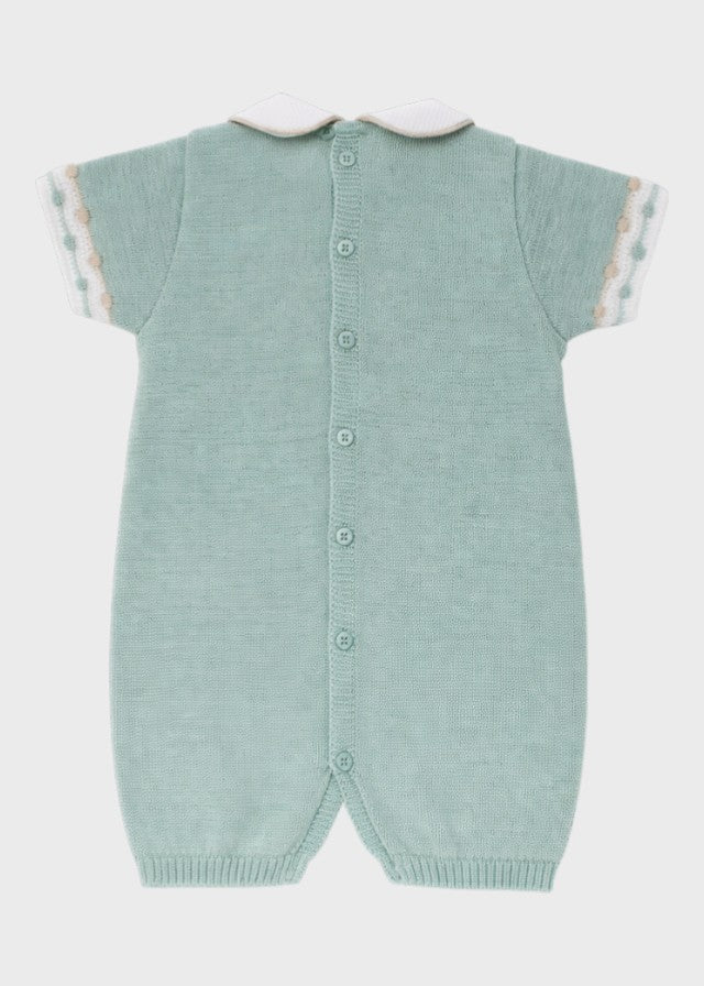 Pagliacetto Filo Cotone Verde EK5115BIS/V corredino e abbigliamento neonato | NANU' BABY