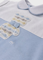 Pagliacetto Jersey Teddy Cielo EK5213/C corredino e abbigliamento neonato | NANU' BABY