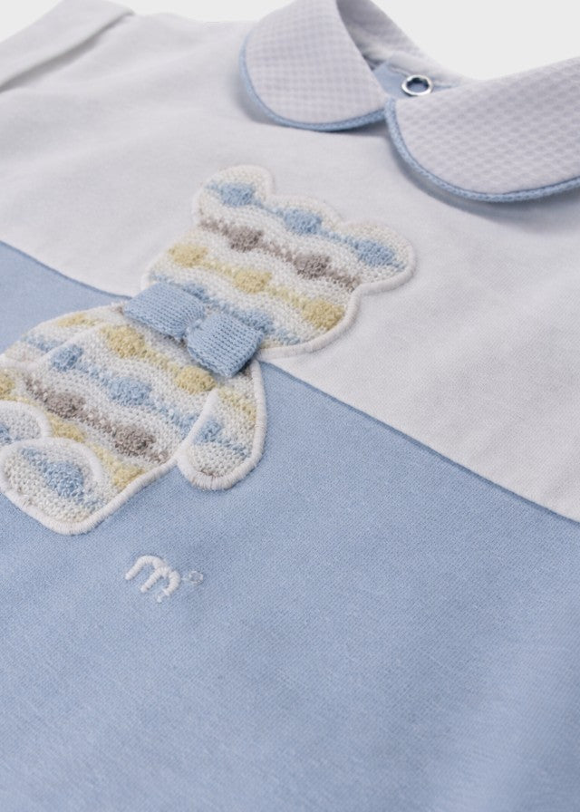 Pagliacetto Jersey Teddy Cielo EK5213/C corredino e abbigliamento neonato | NANU' BABY