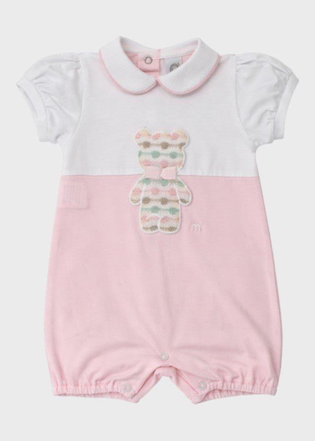 Pagliacetto Jersey Teddy Rosa EK5213/R corredino e abbigliamento neonato | NANU' BABY