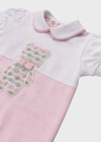 Pagliacetto Jersey Teddy Rosa EK5213/R corredino e abbigliamento neonato | NANU' BABY