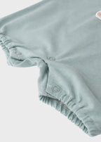 Pagliacetto Jersey Teddy Verde EK5213/V corredino e abbigliamento neonato | NANU' BABY