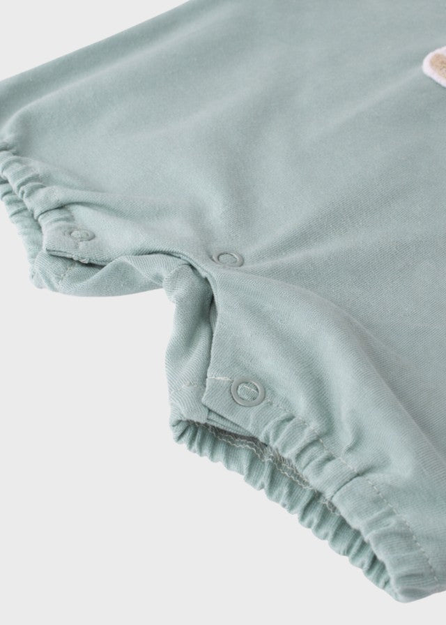 Pagliacetto Jersey Teddy Verde EK5213/V corredino e abbigliamento neonato | NANU' BABY