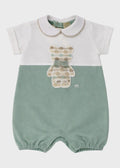 Pagliacetto Jersey Teddy Verde EK5213/V corredino e abbigliamento neonato | NANU' BABY