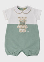 Pagliacetto Jersey Teddy Verde EK5213/V corredino e abbigliamento neonato | NANU' BABY