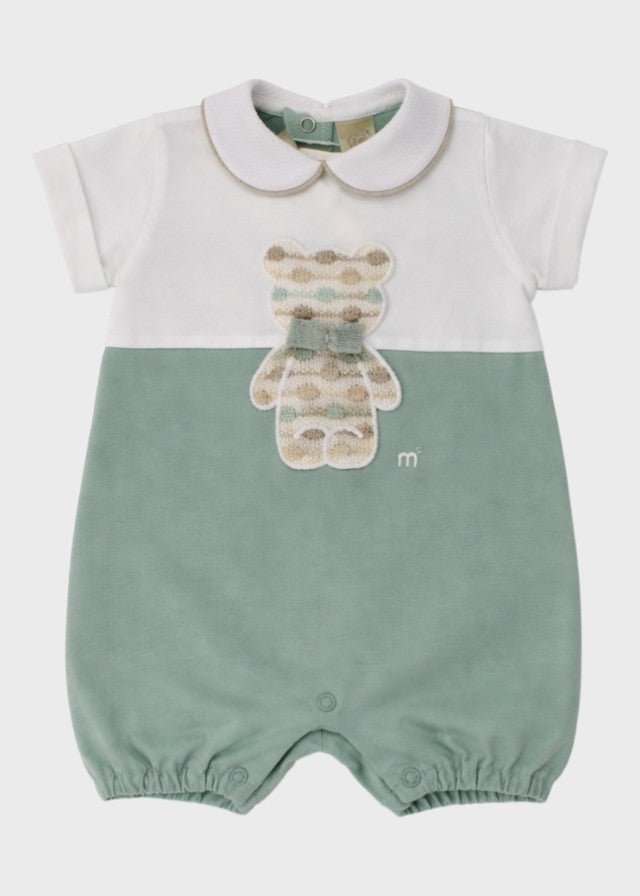 Pagliacetto Jersey Teddy Verde EK5213/V corredino e abbigliamento neonato | NANU' BABY