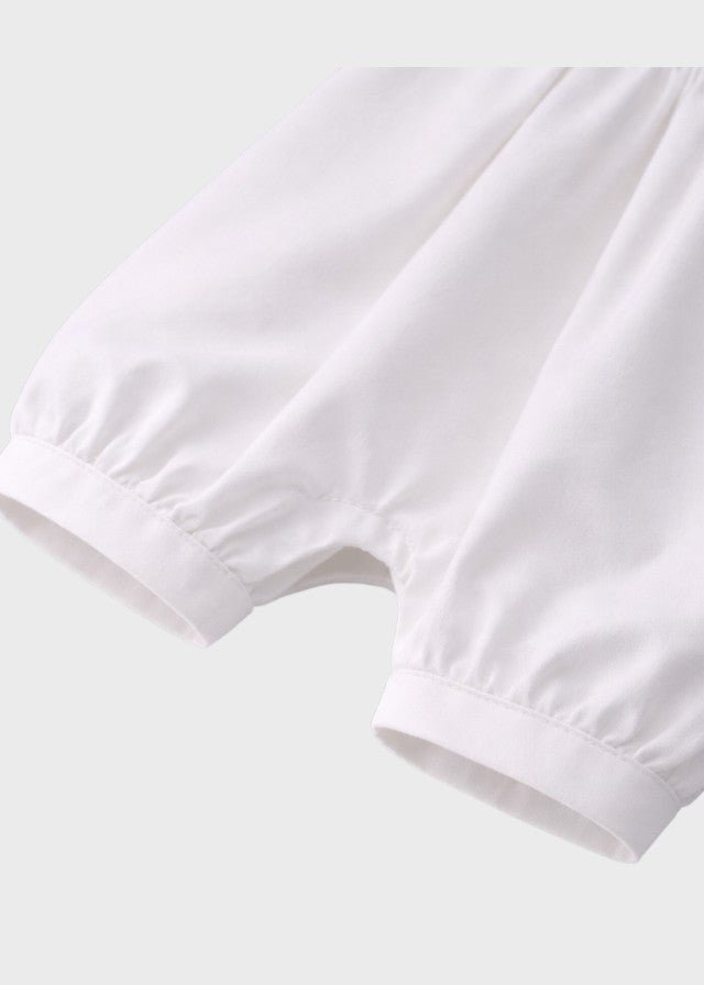 Pagliacetto Taffetas Smock Verde PC05108 corredino e abbigliamento neonato | NANU' BABY