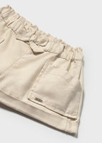 Pantaloncino Cotone Elegante Panna 1227/80 corredino e abbigliamento neonato | NANU' BABY