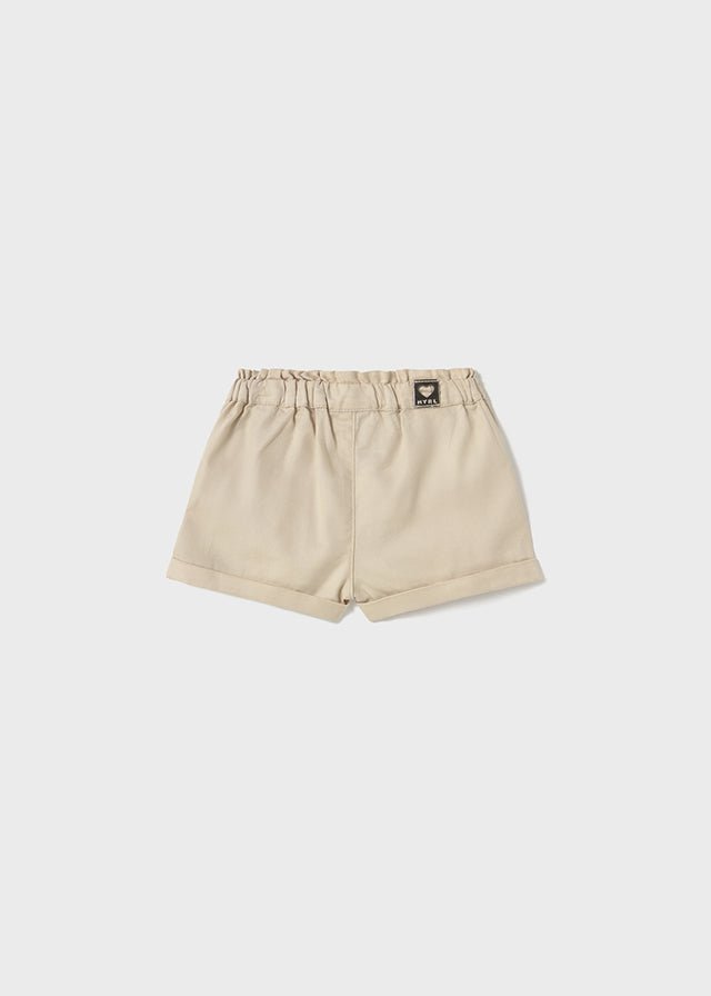 Pantaloncino Cotone Elegante Panna 1227/80 corredino e abbigliamento neonato | NANU' BABY