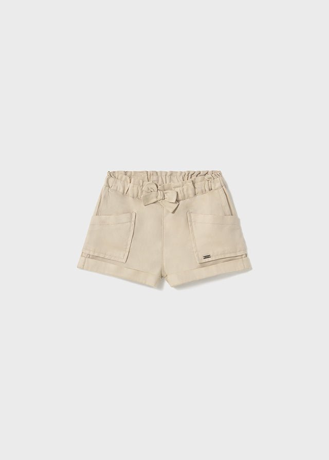 Pantaloncino Cotone Elegante Panna 1227/80 corredino e abbigliamento neonato | NANU' BABY