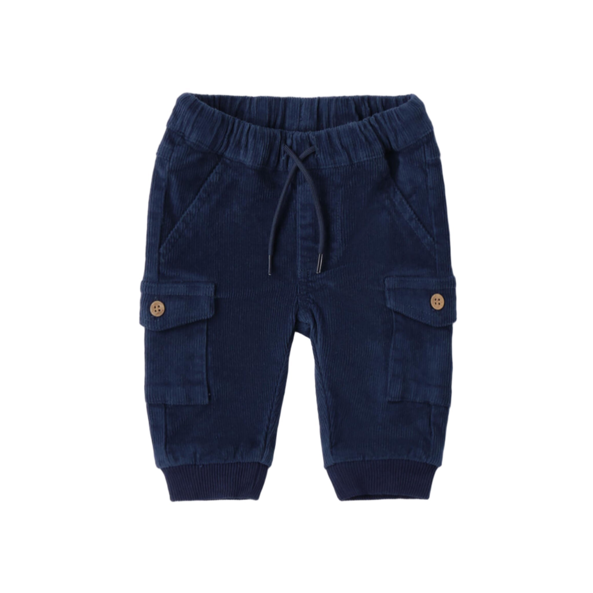 Pantalone Cargo Velluto Cotone Stretch Bimbo Blu 3F629/3656 corredino e abbigliamento neonato | NANU' BABY