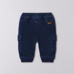 Pantalone Cargo Velluto Cotone Stretch Bimbo Blu 3F629/3656 corredino e abbigliamento neonato | NANU' BABY